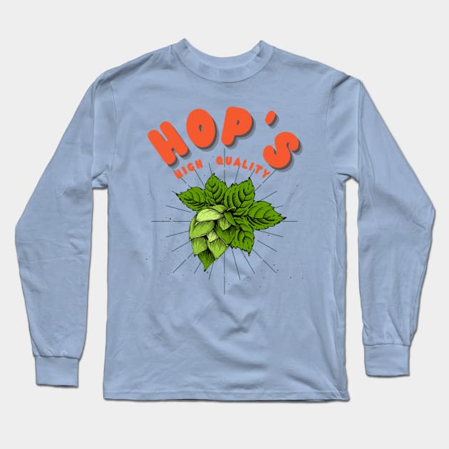 Hop's Long Sleeve T-Shirt by s h o w w a x